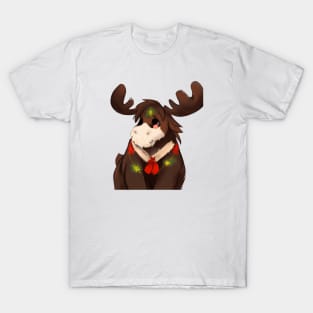 Cute Moose Drawing T-Shirt